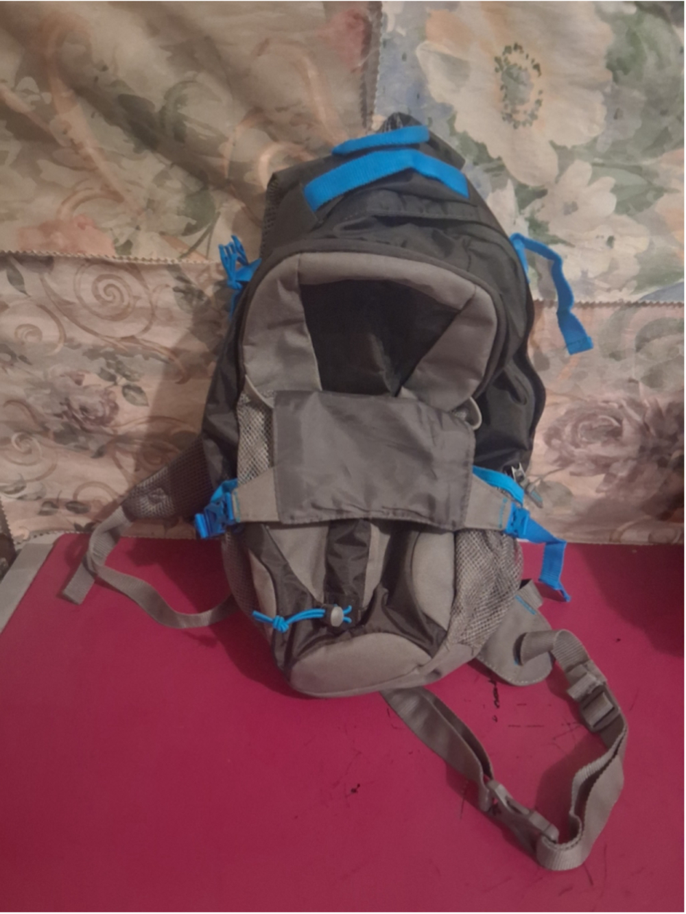 Unisex Unbranded Backpack One Size Grey and Blue